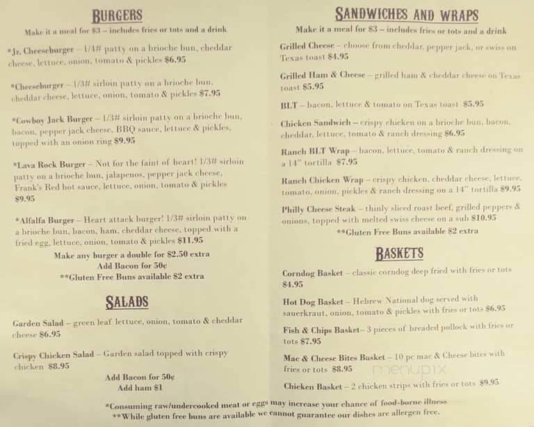 Alfalfa Feedin Trough - Bend, OR menu_pic