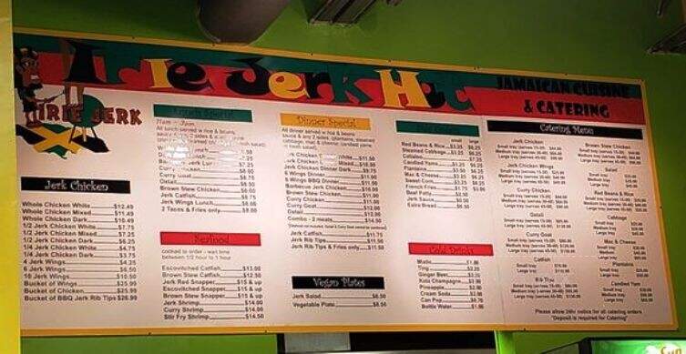 Irie Jerk Hut - Country Club Hills, IL menu_pic