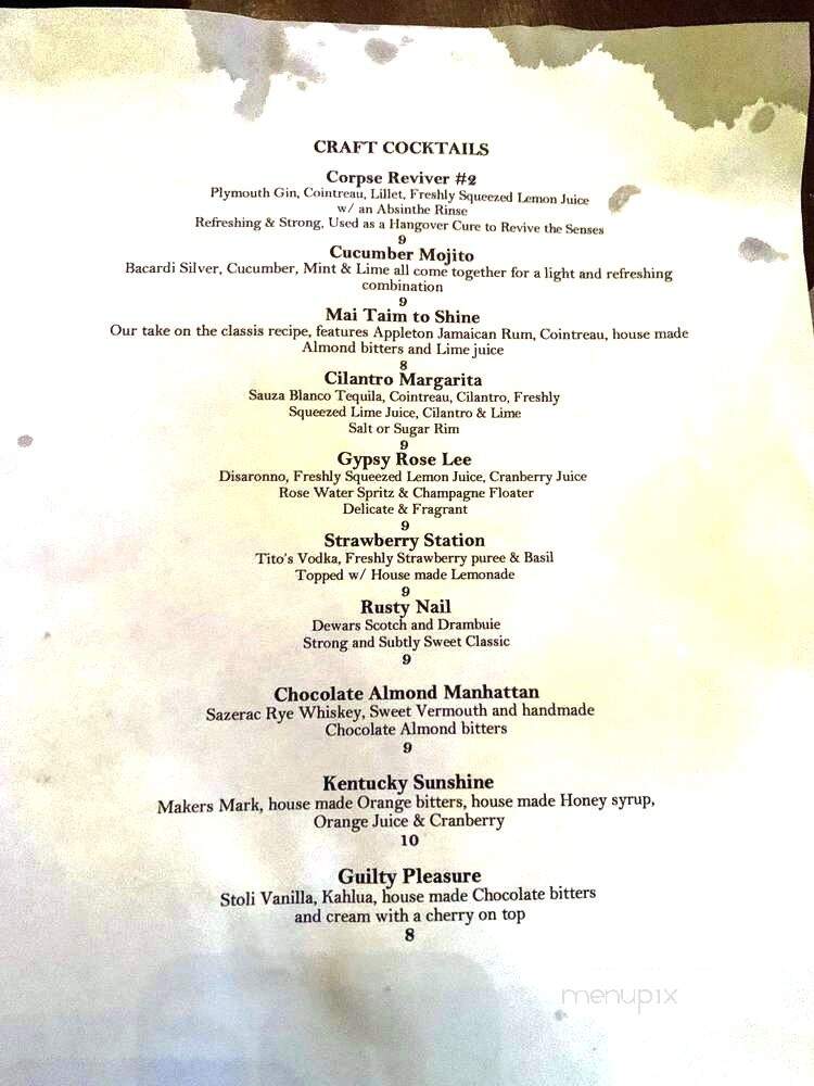 Druid City Social - Tuscaloosa, AL menu_pic