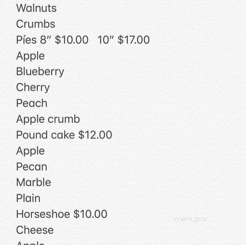 Tarrytown Pastry Chef - Tarrytown, NY menu_pic