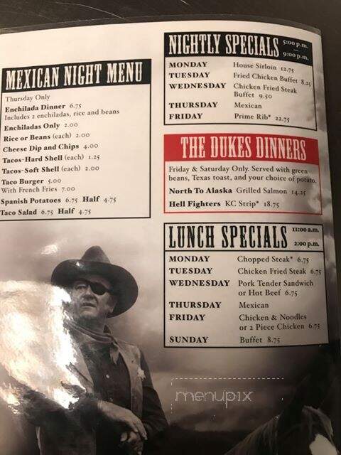 Club 4 Corners - Scranton, KS menu_pic
