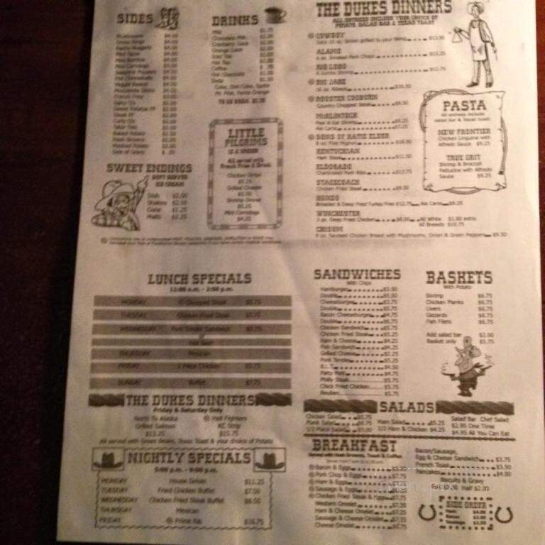 Club 4 Corners - Scranton, KS menu_pic