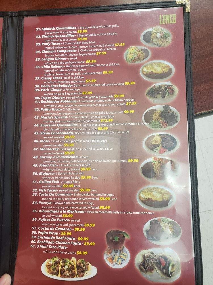 Monterrey Cafe - New Braunfels, TX menu_pic