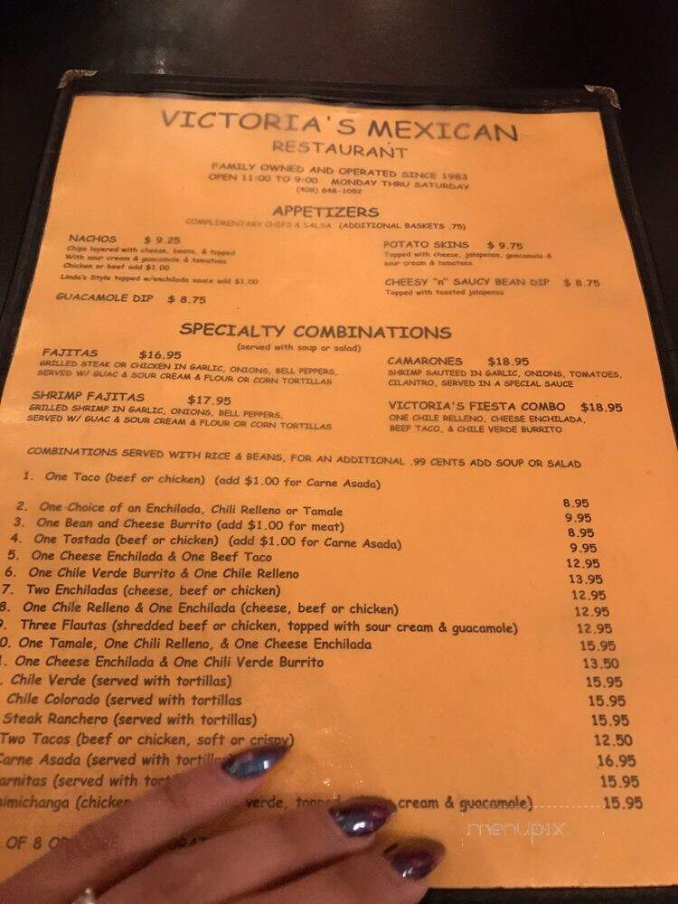 Victoria's Mexican Restaurant - Gilroy, CA