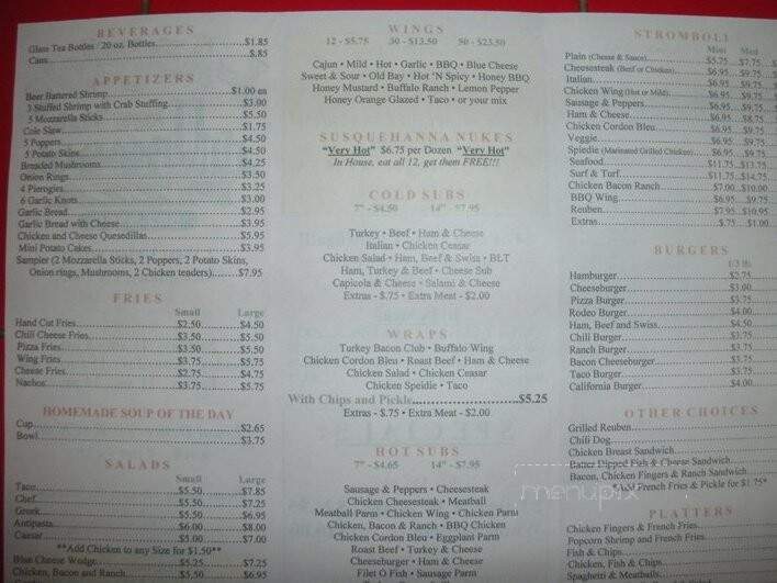 J. Angelos - Shickshinny, PA menu_pic
