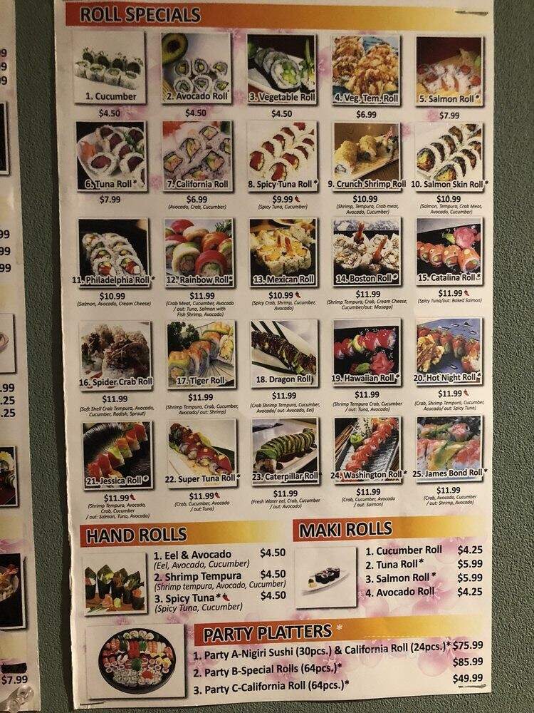 Sakura Teriyaki & Sushi - Sunnyside, WA menu_pic