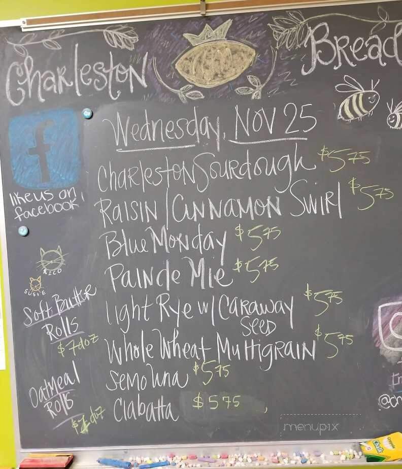 Charleston Bread LLC - Charleston, WV menu_pic
