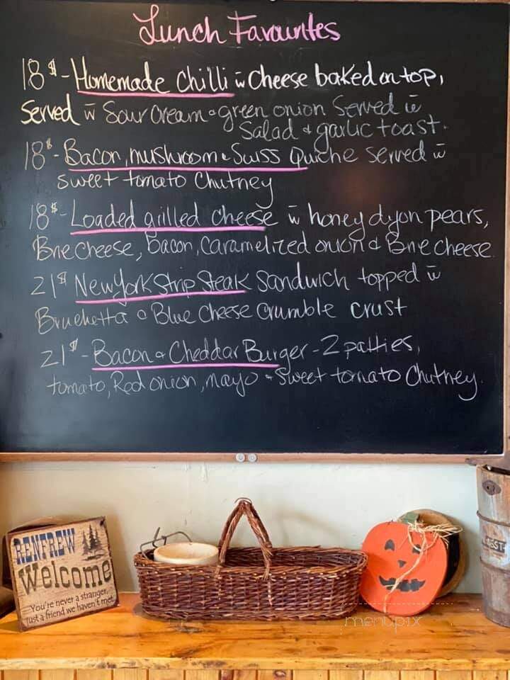 Blackbird Cafe - Renfrew, ON menu_pic