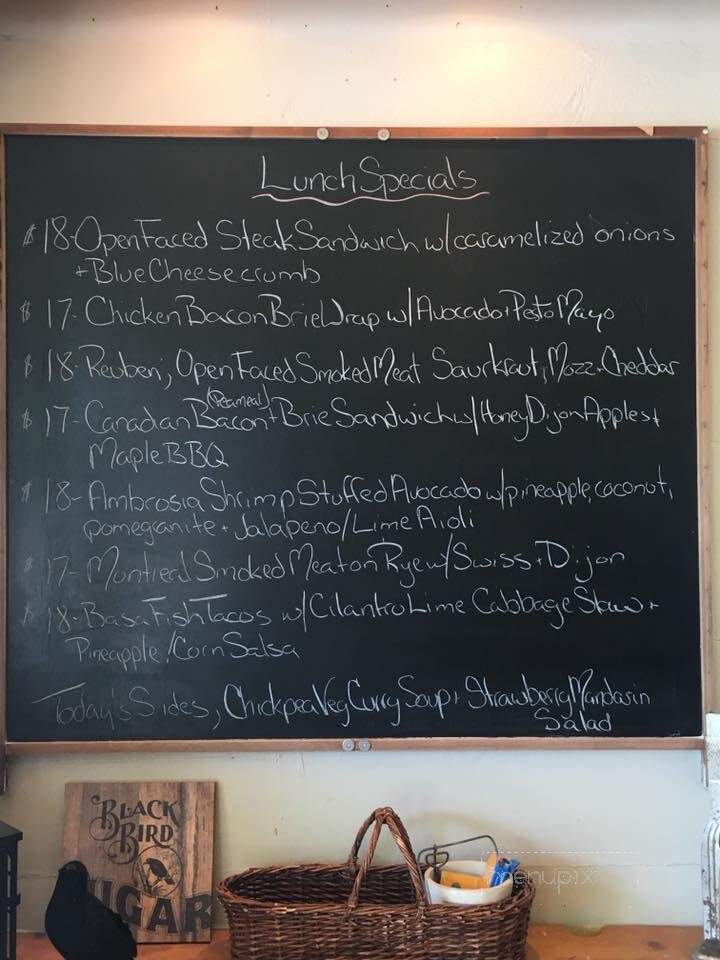 Blackbird Cafe - Renfrew, ON menu_pic