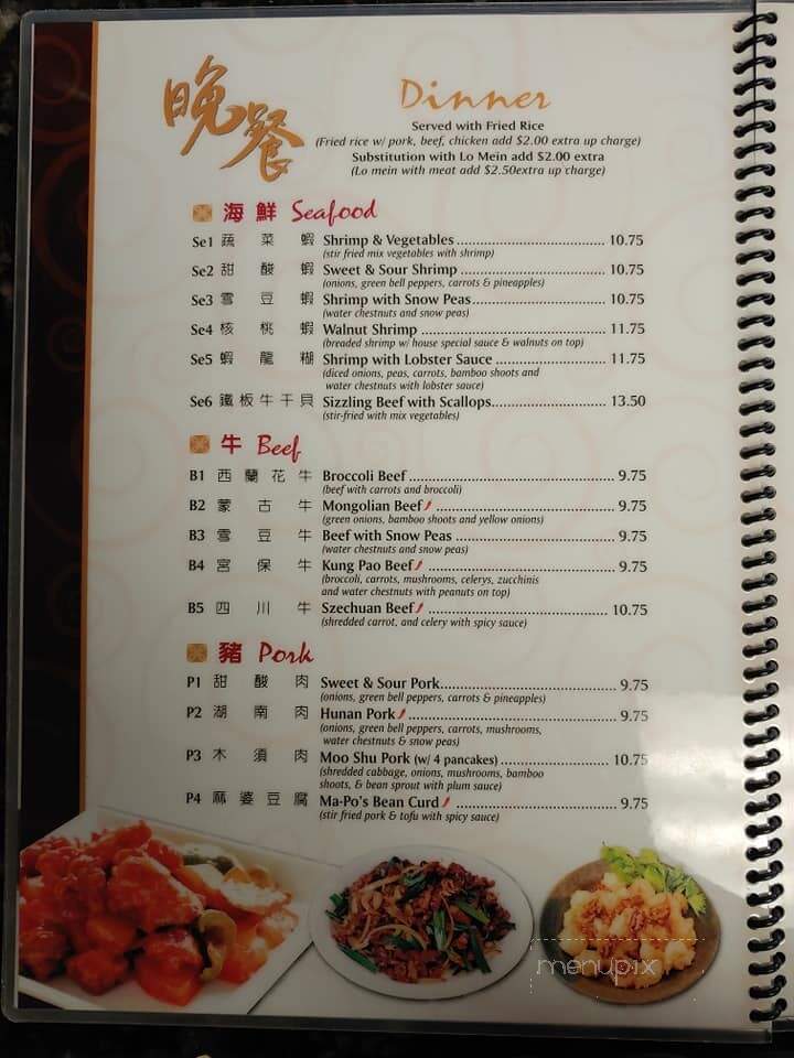 China Cafe - Kooskia, ID menu_pic