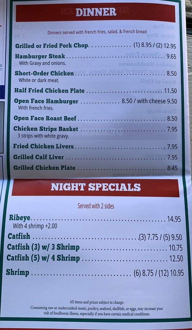 P T's Eat-A-Bite - Bastrop, LA menu_pic