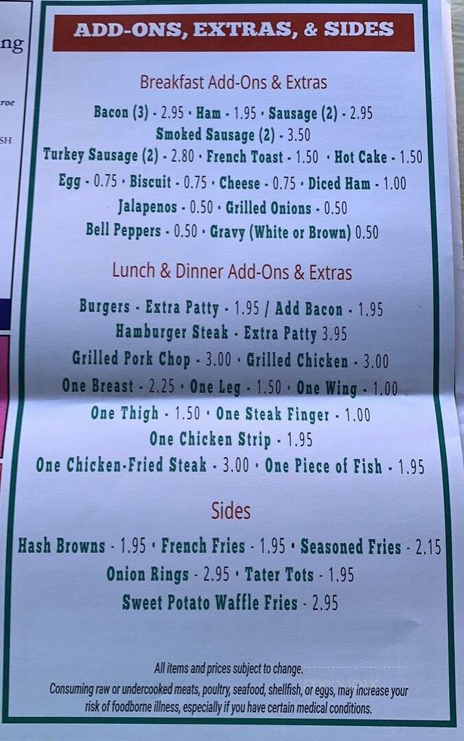 P T's Eat-A-Bite - Bastrop, LA menu_pic
