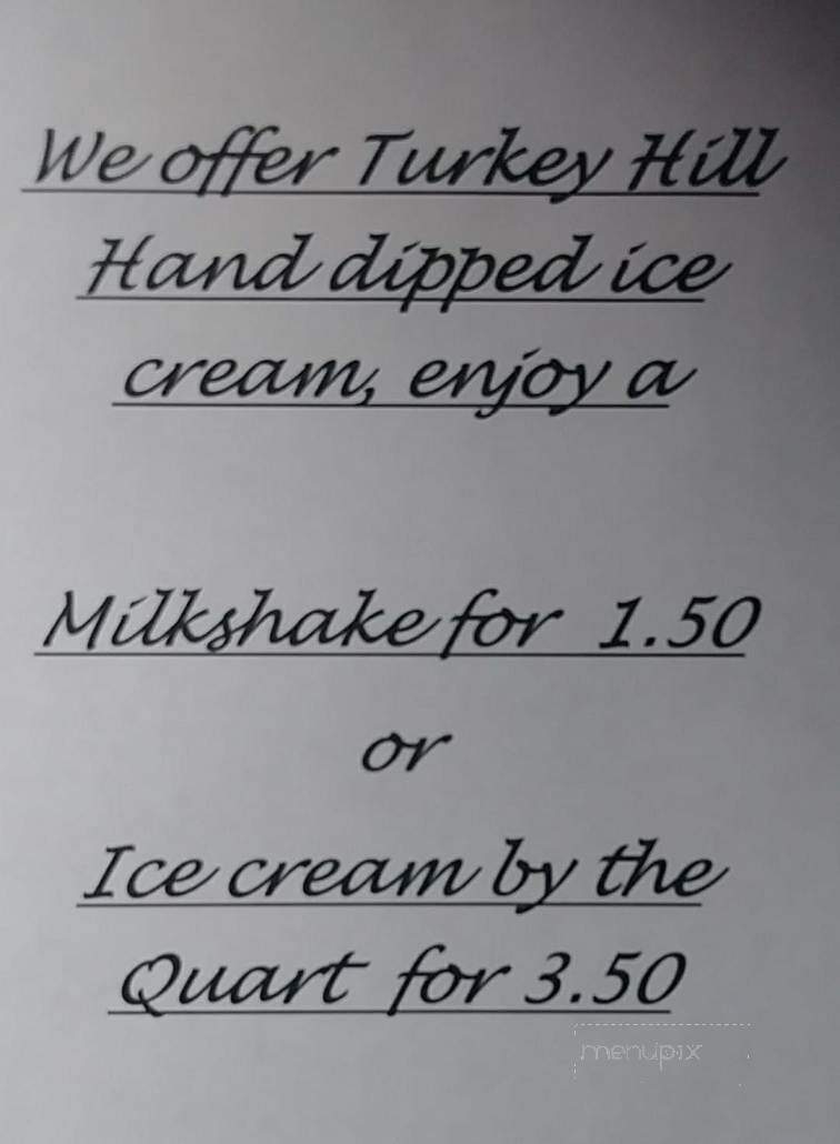 Rayauda's Restaurant - Beaver Springs, PA menu_pic