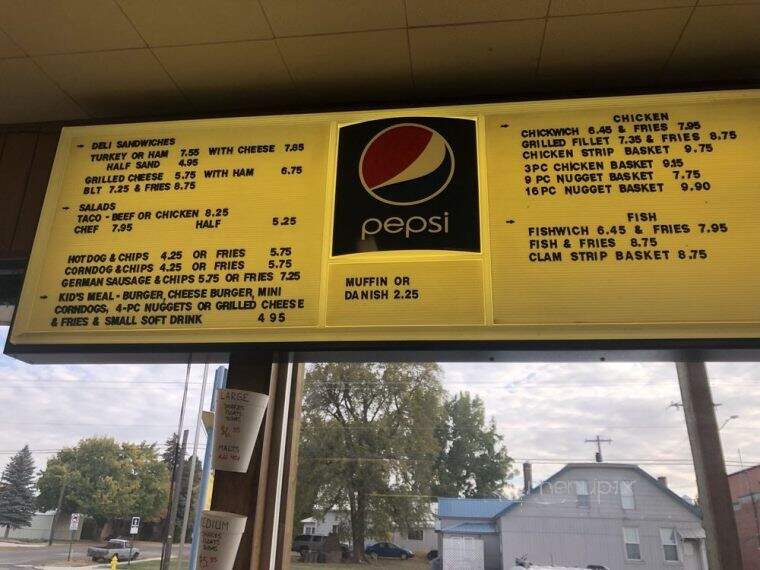 Dean's Drive-In - Reardan, WA menu_pic