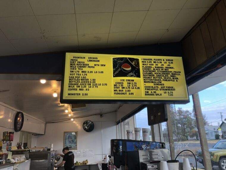 Dean's Drive-In - Reardan, WA menu_pic