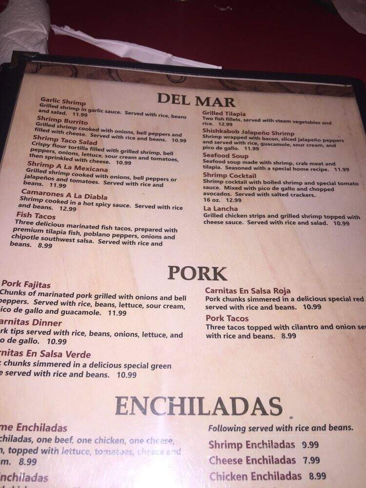 Jalapeno's Mexican Restaurant - Jackson, LA menu_pic