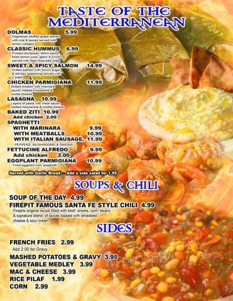 Firepit Rotisserie and Grill - Hanover, PA menu_pic