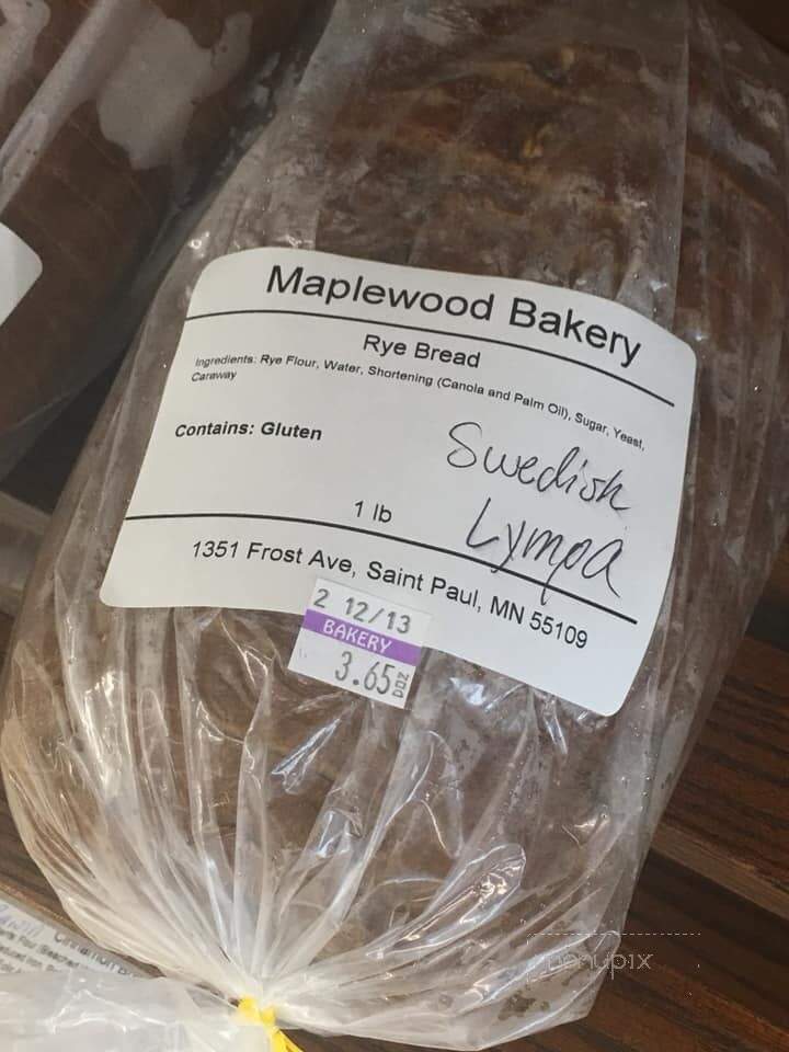 Maplewood Bakery - Saint Paul, MN menu_pic
