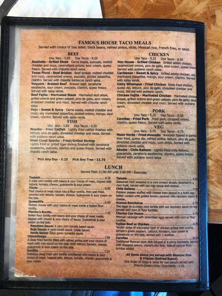 Panchos Villa Mexican Restaurant - San Antonio, FL