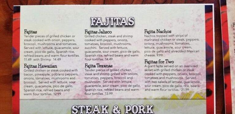 Puebla Viejo - Warren, OH menu_pic