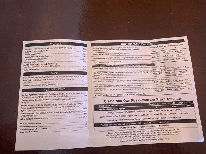 Ian & Kye's Pizza - Jensen Beach, FL menu_pic