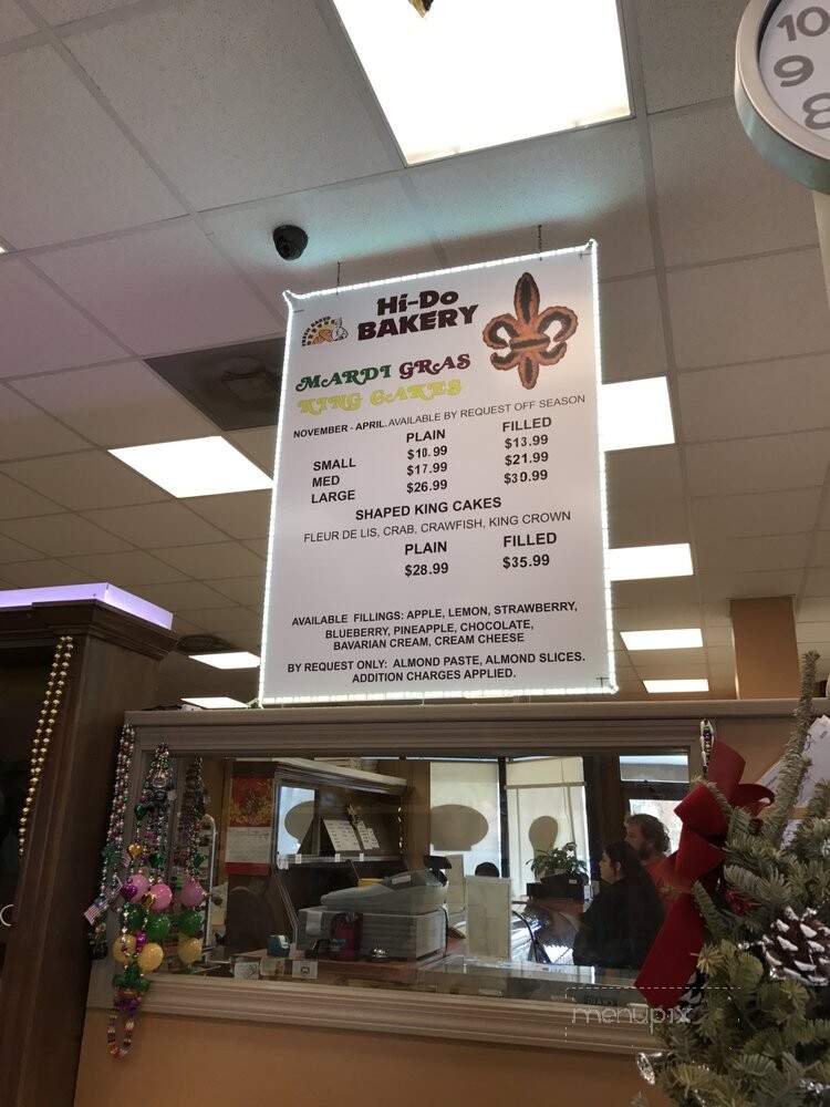 Hi Do Bakery - Terrytown, LA menu_pic