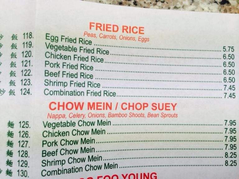 Old Chen Chinese Restaurant - Fremont, MI menu_pic