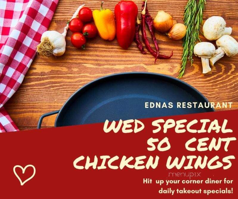 Edna's Lunch - Belle River, ON menu_pic