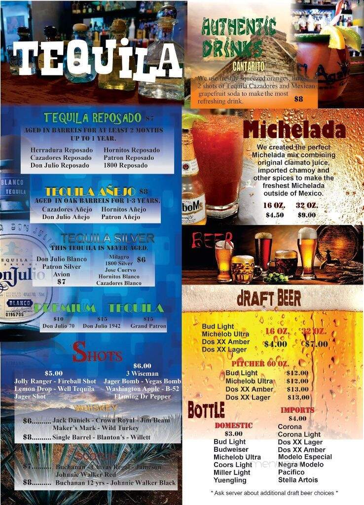 El Agave Mexican Grill of Southaven - Southaven, MS menu_pic