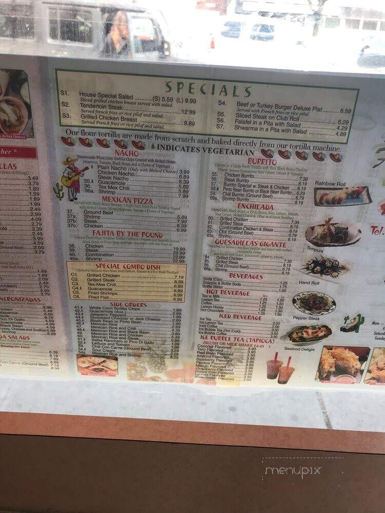 Fresh Tortilla & Japanese - Bronx, NY menu_pic