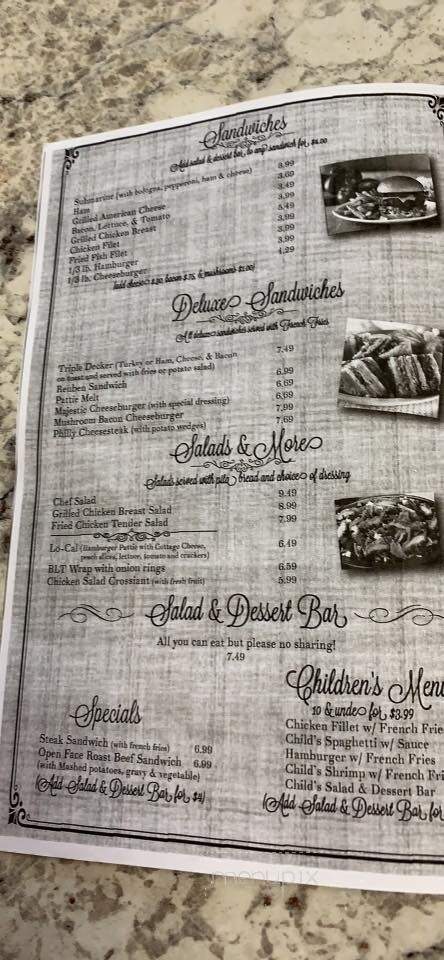 Majestic Steakhouse & Pizza - Trenton, TN menu_pic
