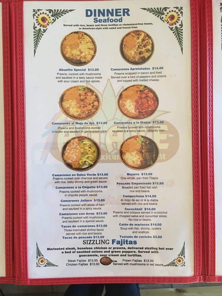Agave - Driggs, ID menu_pic