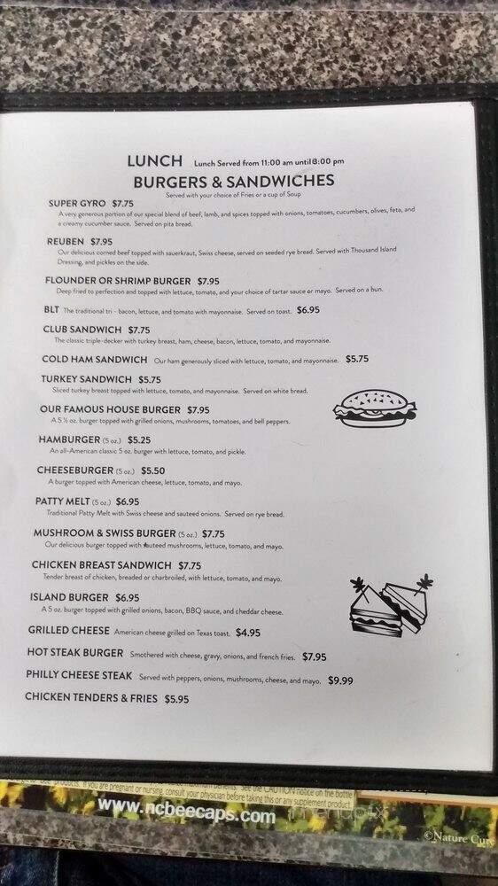 Mikes Family Restaurant - Cape Carteret, NC menu_pic