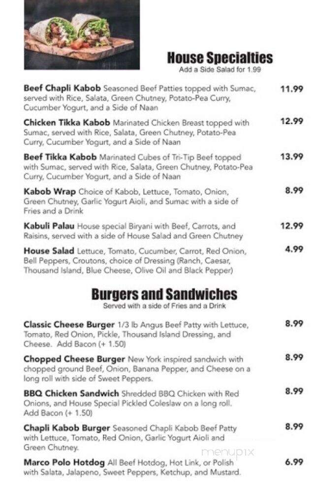 Online Menu of Oakley Tavern, Oakley, CA