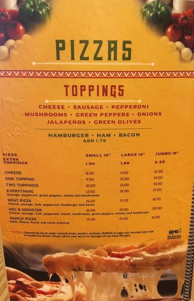 La Palma Restaurant - Hartford City, IN menu_pic