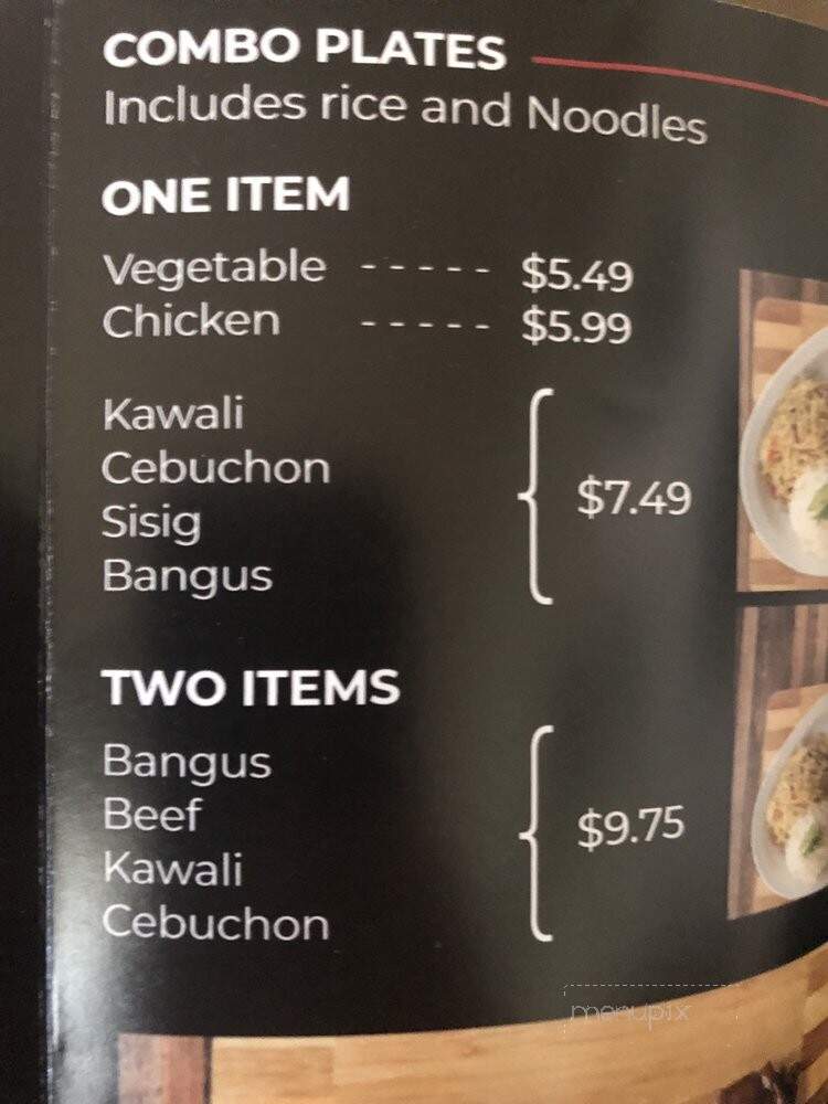 Cebuchon Sa Barrio - West Hills, CA menu_pic