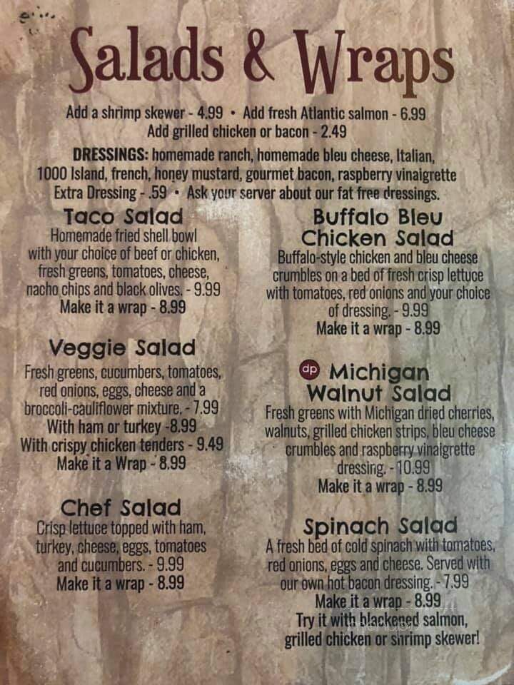 Darb's Patio - Eaton Rapids, MI menu_pic