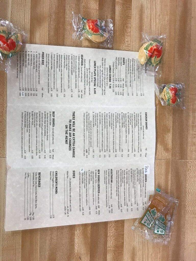 Nang's Chinese Restaurant - Nappanee, IN menu_pic