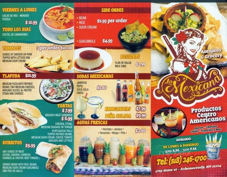 La Mexicana Restaurant and Grocery - Schenectady, NY