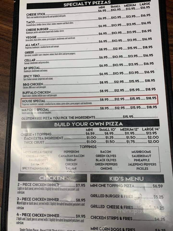 Pizza Cellar - Blooming Prairie, MN menu_pic
