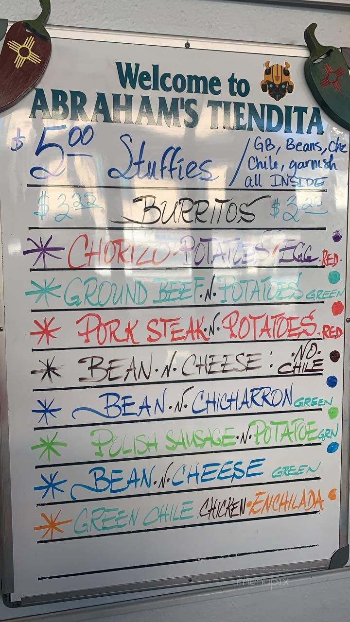Abraham's Tiendita - Las Vegas, NM menu_pic
