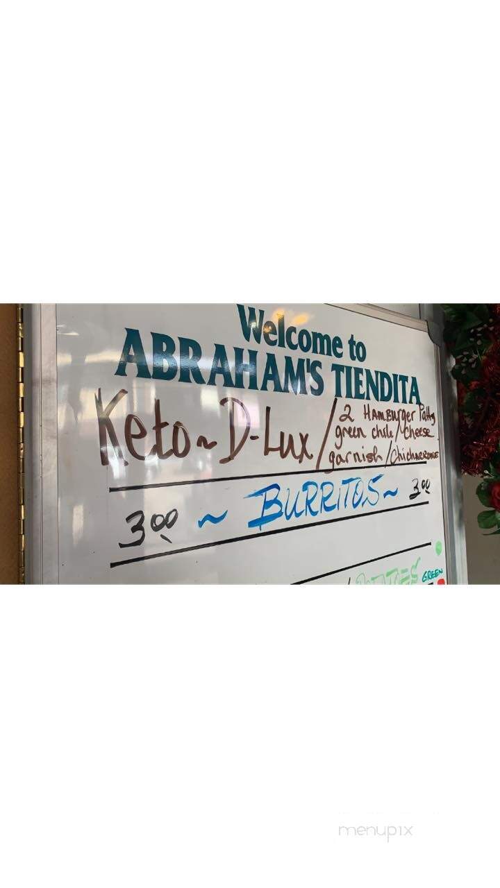 Abraham's Tiendita - Las Vegas, NM menu_pic