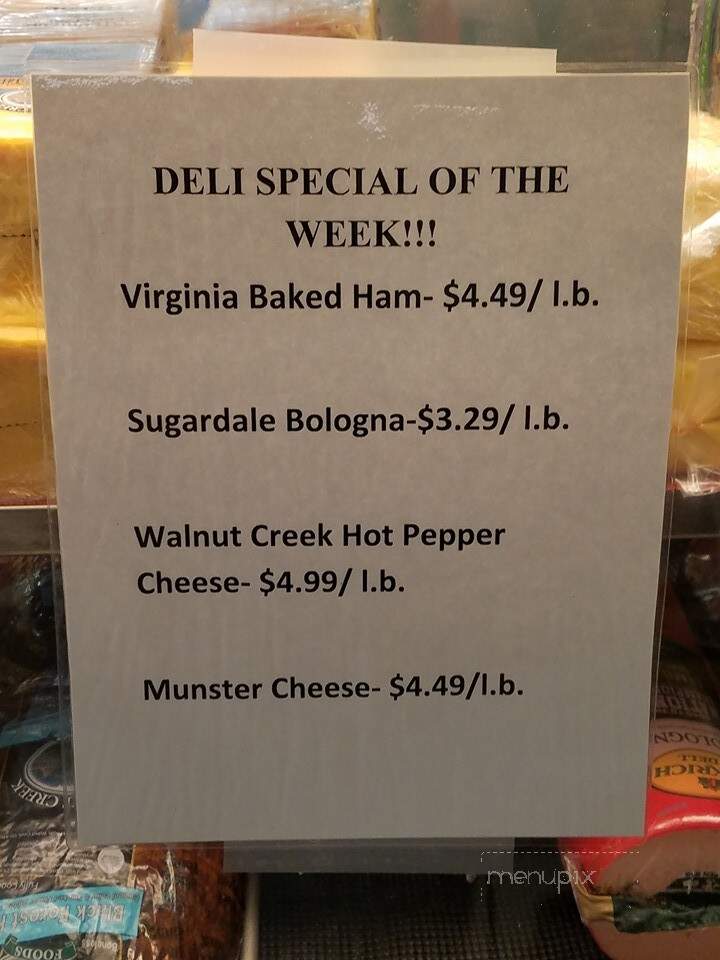 Chapman's Food Mart - Lorain, OH menu_pic