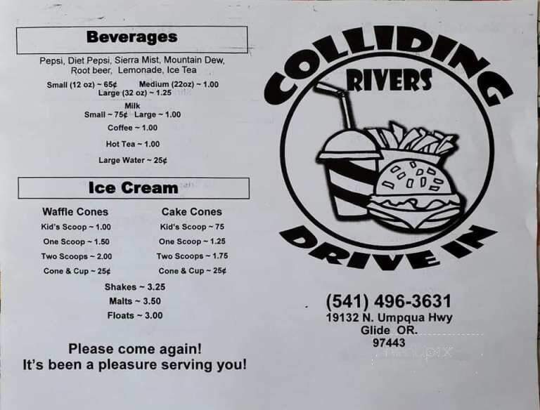 Sandy’s Place Drive-In - Glide, OR menu_pic