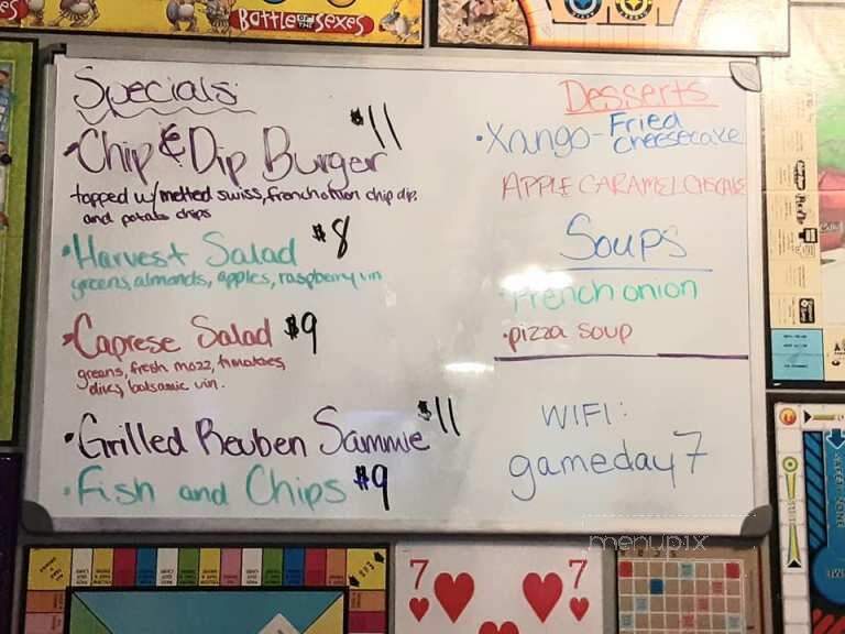 Whitesville House Tavern - Whitesville, NY menu_pic