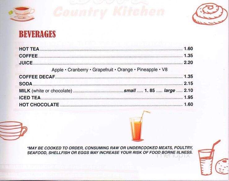 Dobb's Country Kitchen - Hallstead, PA menu_pic
