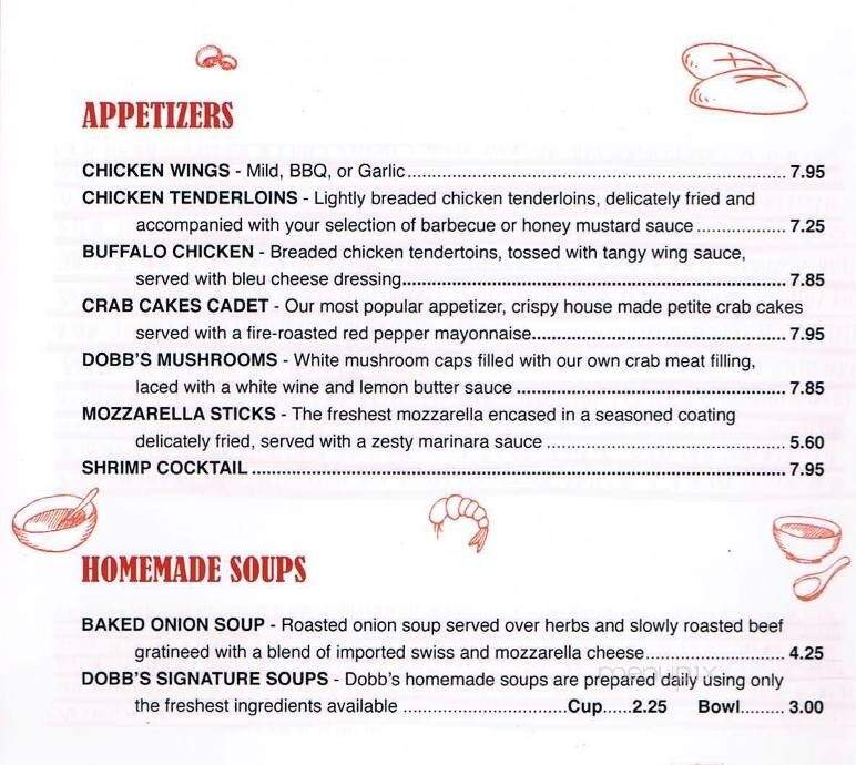 Dobb's Country Kitchen - Hallstead, PA menu_pic