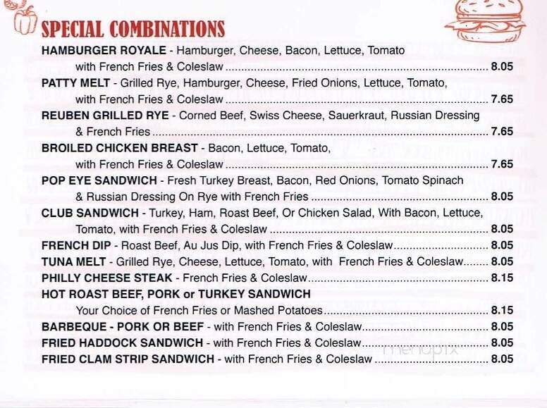 Dobb's Country Kitchen - Hallstead, PA menu_pic