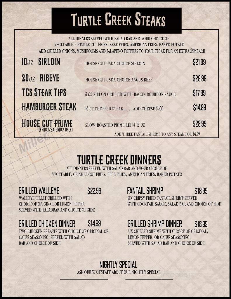 Turtle Creek Saloon - Miller, SD