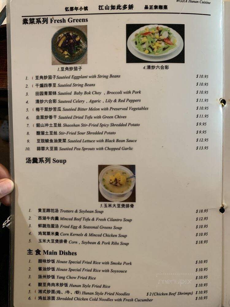 Wojia Hunan Cuisine - Albany, CA menu_pic